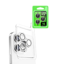iPhone 16 Pro Raze Metal Kamera Lens - Beyaz