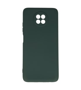 Redmi Note 9 5G Kılıf Nano Içi Kadife Silikon - Koyu Yeşil
