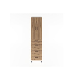 Hyperion Dolap 3 Raflı 4 Çekmeceli 2 Kapaklı 60x44x243 Aytaşı-Çam