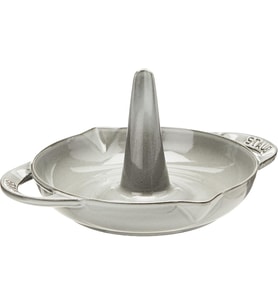 Staub Tavuk Kızartma Tavası 24 Cm, Dökme Demir, Indüksiyonlu Ocaklara Uygun, Grafit Gri, 26,2 X 22,2 (Çok Renkli)