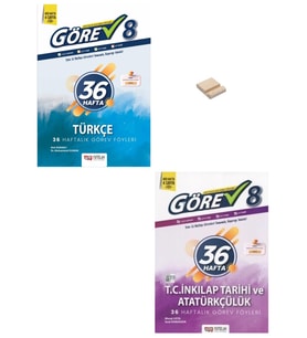 Nitelik 8. Sınıf 2027 LGS Görev Türkçe ve İnkılap Tarihi Haftalık Föyler + Telefon Standı