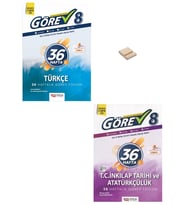 Nitelik 8. Sınıf 2027 LGS Görev Türkçe ve İnkılap Tarihi Haftalık Föyler + Telefon Standı