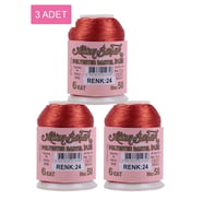 3 Adet Altınbaşak Oya ve Dantel İpi 20 gr - Royaleks - No: 024
