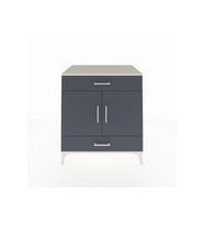 Kronos Şifonyer 2 Raflı 2 Çekmeceli 2 Kapaklı 88x59x96 Aytaşı-Antrasit