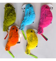 Catnipli Zilli  Peluş Kuş Kedi Köpek  Oyuncağı Çeşitli Renklerde 8 cm x 30 cm