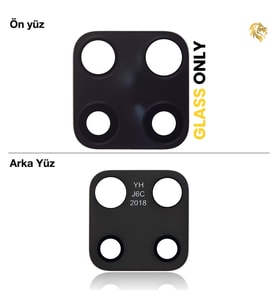 Xiaomi Redmi Note 9 Pro Uyumlu Kamera Lensi Kamera Camı Lens Camı Arka Kamera Camı Camera Lens Glass
