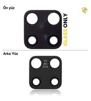 Xiaomi Redmi Note 9 Pro Uyumlu Kamera Lensi Kamera Camı Lens Camı Arka Kamera Camı Camera Lens Glass