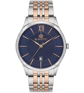BİGOTTİ BG.1.10287.2 TAKVİMLİ-WR 5ATM-ÇELİK-KLASİK MODEL-ERKEK KOL SAATİ