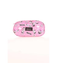 Kaukko Nature Özel Bölmeli Kalem Çantası Panda K2632 (Pembe)