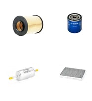 Bosch Filtre Bakım Seti Volvo S40 II 1.6 1.8 2.0 Benzinli 2008-2013 Hava + Yağ F + Yakıt F. + Polen Bosch