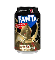 Fanta Dark Cherry Flavour - Elma ve Kiraz Aromalı Gazlı İçecek 330 ml
