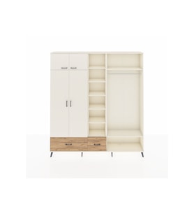 Arges Dolap 12 Raflı 2 Çekmeceli 2 Askılı 220x30x243 Aytaşı-Aytaşı/Çam