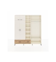 Arges Dolap 12 Raflı 2 Çekmeceli 2 Askılı 220x30x243 Aytaşı-Aytaşı/Çam