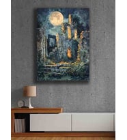Koç stüdyo Modern tasarım kanvas tablo 50x70 (Çok Renkli)