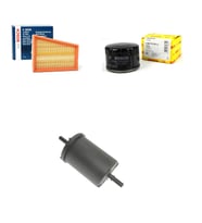 Bosch Filtre Bakım Seti Renault Megane I 1.4 75 Beygir 1996-2002 Hava + Yağ f. + Yakıt Filtre Bosch