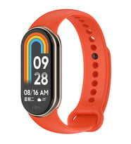 Lexroo Xiaomi Mi Band 9 Serisi Klasik Kordon Silikon Strap Kayış - Turuncu