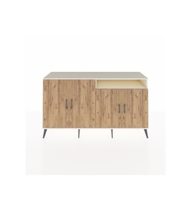Kronos Konsol 6 Raflı 4 Kapaklı 176x59x99 Aytaşı-Çam/Aytaşı