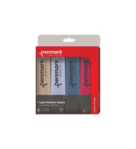 Penmark Fos.Kalem Karışık Renk Hs-505-4T 4 Lü