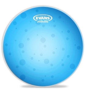 Evans B14HB Hydraulic Blue 14 İnç Yağlı Trampet Derisi - Mavi (Profesyonel)  Çift Katmanlı Yağ Dolgulu Yapı, Kısa Sustain ve 70'ler Vintage Kuru Tonu