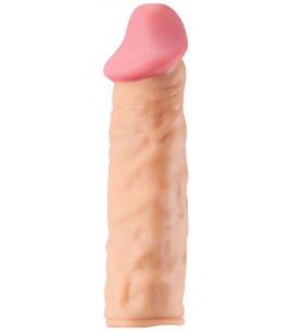 Penextender Big Head 50mm Dolgulu Penis Kılıfı