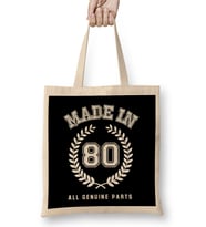1980 Made In 80 All Genuine Parts Bez Çanta Uzun Saplı