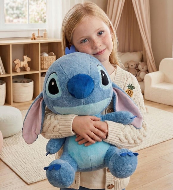 60 cm Büyük Boy Stitch Peluş Oyuncak  Sevimli, Yumuşacık Hediye & Koleksiyon Ürünü