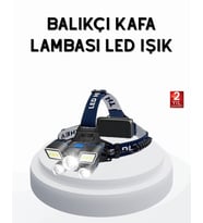 Profesyonel Şarjlı LED Far – IPX5 Suya Dayanıklı, 4 Işık Modu, Hareket Sensörlü