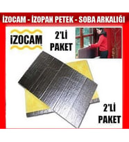 İZOCAM 2'Lİ FOLYOLU KALORİFER-RADYATÖR-SOBA ARKALIĞI İZOPAN 15MMX55CMX90CM