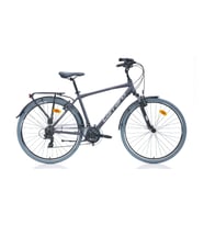 Carraro Elite 704 28 Jant 48 cm 21 Vites V-Fren Şehir Bisikleti Gri Krom