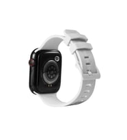 Lexroo Watch Ultra 49mm Kordon KRD-23 Silikon Strap Kayış - Beyaz