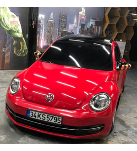 Sts Oto Aksesuar New Beetle 2011-2019 Batman Yarasa Ayna Kapağı Piano Black Abs Plastik