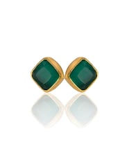 Kadir Jewellery 22 Ayar Altın Kaplama Kadın Minimal Küpe -El İşçiliği Ve Hipoalerjenik Küpe