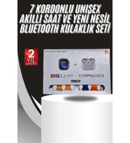 9 Akıllı Saat 49Mm 2Inç Ekran 7 Kordonlu Bluetooth Kulaklık