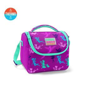 Coral High Kids Koyu Pembe Su Yeşili Peri Desenli Thermo Beslenme Çantas 11803