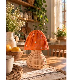 RATTAN BAMBU UĞURLU MANTAR