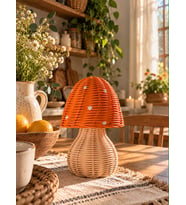 RATTAN BAMBU UĞURLU MANTAR