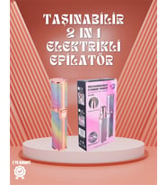 Northcity Paslanmaz Çelik Bıçaklı USB Epilatör – Kaş, Dudak ve Çene Tüy Temizleyici 8000 RPM Hızlı ve Acısız