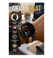 Amoled Akıllı Saat 3 Bileklikli Bluetooth Çağrı Sağlık Takipli