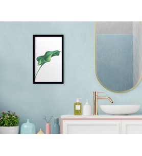 BK Home Banyo Dekoratif Ahşap Siyah Çerçeveli Tablo-16