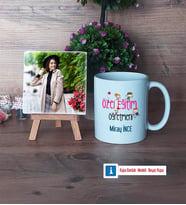 Özel Eğitim Öğretmeni Fotoğraflı Dekoratif Taş, Kupa Bardak Beyaz Hediye (Model 1)