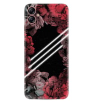 Samsung Galaxy A05 Kılıf Silikon Desen Özel Seri Flowers Line 1732