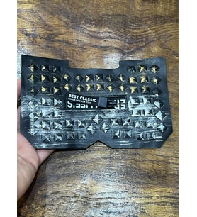 18X11 CM KABARTMA DERİ ARMA DİKİŞ APLİKE