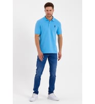 Us Polo Assn Polo Yaka Polo Yaka Erkek Tişört 13504466 (Mavi)