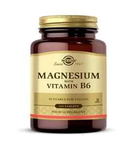 Solgar Magnesium with Vitamin B6 100 Tablet
