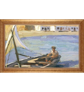 ALTIN ÇERÇEVELİ PASPARTULU TABLO CR1444