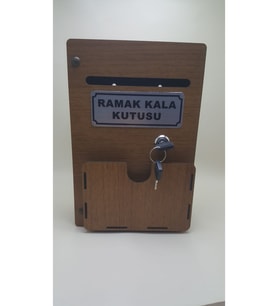 Cepli Ahşap Ramak Kala Kutusu