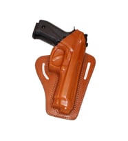 Beretta F92 Deri Tabanca Kılıfı Taba Baskılı Kapalı
