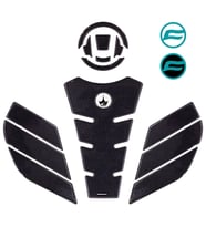 Grippatch - CF 250 SR 2023 ile Uyumlu Kaydırmaz 14 Parça 6D Karbon Tank Pad Seti GC15