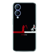 Vivo Y17S Kılıf Silikon Desen Özel Seri Dead Line 1662