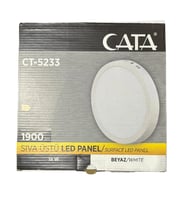Cata CT-5233 18W 6400K (Beyaz Işık) Sıva Üstü Led Panel (4 Adet)